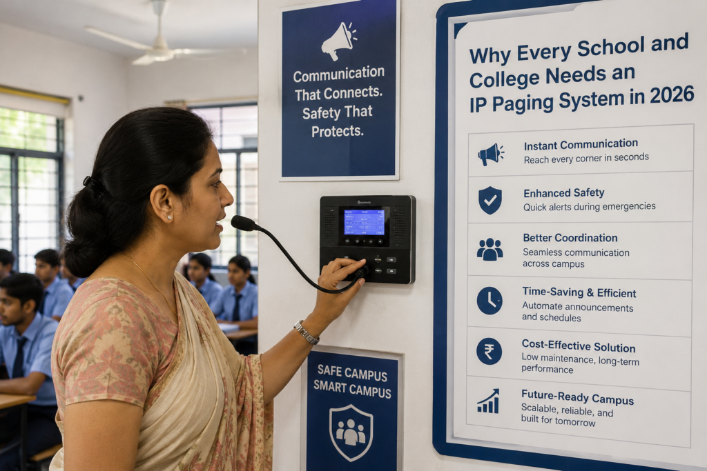 Why Every School and College Needs an IP Paging System in 2026