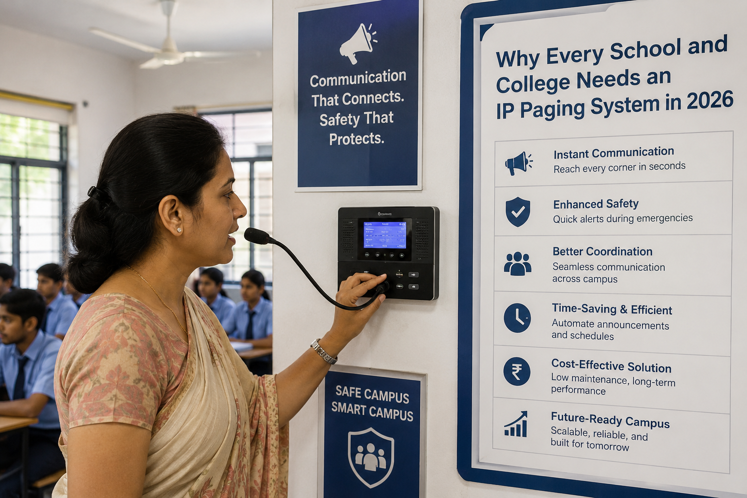 Why Every School and College Needs an IP Paging System in 2026