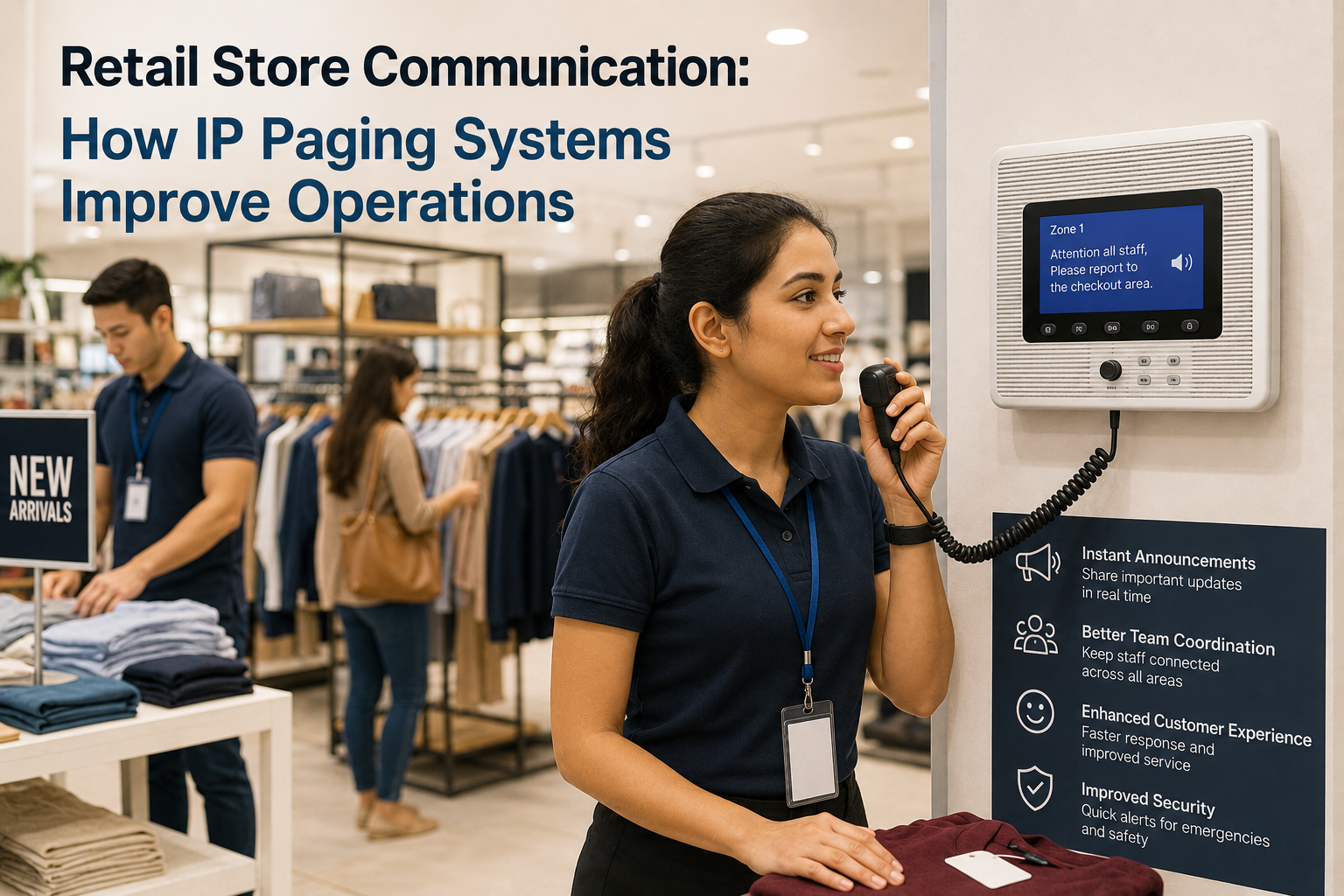 Retail Store Communication: How IP Paging Systems Improve Operations